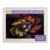 パープルコレクション抽象芸術フラクタル2026 カレンダー (カバー)