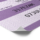 パープルコンサートチケット ポスター (角)