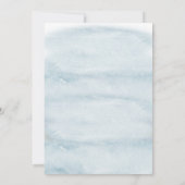 パープルコンテンポラリーターコイズ金ゴールドマーブル結婚ズ 招待状 (裏面)