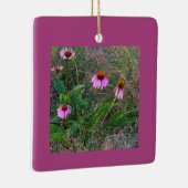 パープルコンフォレアオーナメント セラミックオーナメント (右)