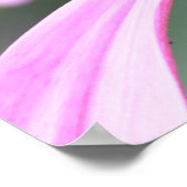 パープルコンフロアープリント ポスター (角)