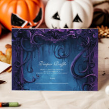 パープルゴシックファンタジーハロウィーンディパーラッフル