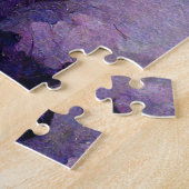 パープルゴシックフェアリーファンタジーアートジグソーパズル ジグソーパズル (側面)