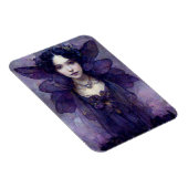 パープルゴシック妖精ファンタジーアートマグネット マグネット (右側)