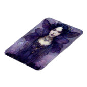 パープルゴシック妖精ファンタジーアートマグネット マグネット (左側)