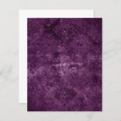 パープルゴシッビクトリアンクダンスクレープブック紙 (正面/裏面)