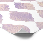 パープルゴールド アラビアンモロッカンテーマ オーダーメイドパーティー ポスター (角)