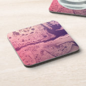 パープルサイケデリック紙 コースター (左側)