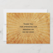 パープルサイコロヴィンテージベガスありがとう サンキューカード (裏面)