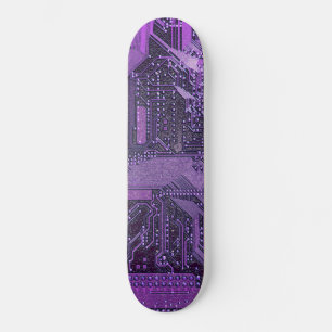 パープルサイバー回路ボードTech Art Electronics スケートボード