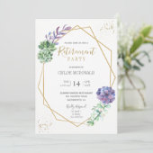 パープルサクレンツリタイアメントパーティの招待状 招待状 (スタンド正面)