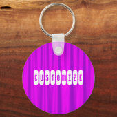 パープルサテン – テンプレート キーホルダー (正面)