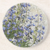 パープルサブアルパインルピンフローラ コースター (正面)