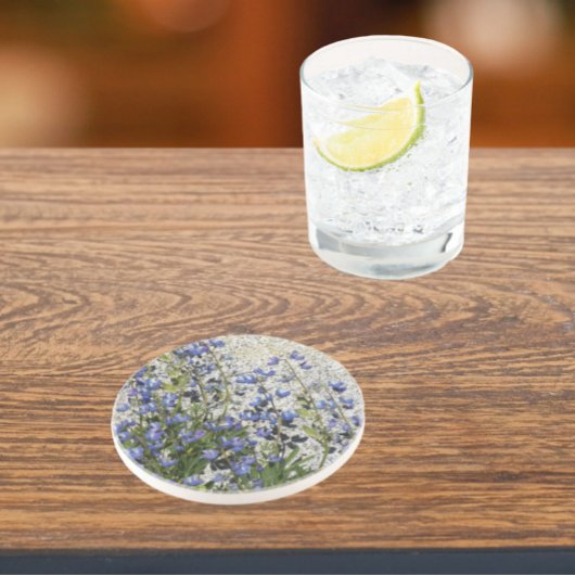 パープルサブアルパインルピンフローラ コースター