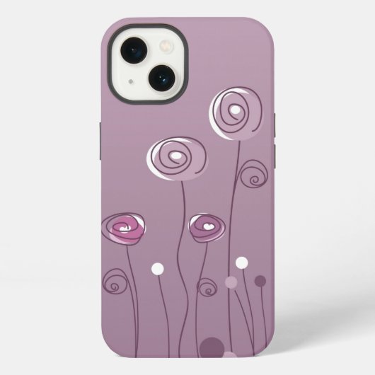 パープルサマー iPhoneケース (裏面)