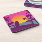パープルサンセットサーフビーチ コースター (左側)
