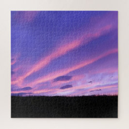 パープルサンセットジグソーパズル ジグソーパズル