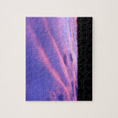 パープルサンセットジグソーパズル ジグソーパズル (縦)