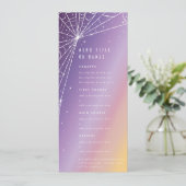 パープルサンセットダイヤモンドスパイダーウェブフラット4コース メニュー (スタンド正面)