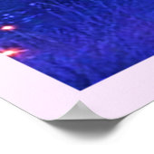 パープルサンセットランドスケープアート ポスター (角)