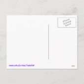 パープルサンタクロースカード シーズンポストカード (裏面)