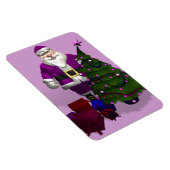 パープルサンタクロース マグネット (右側)