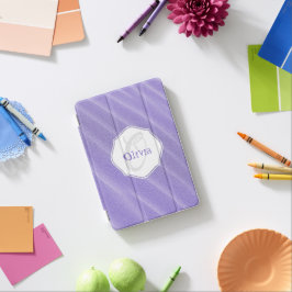 パープルサンドリプルパーソナライズされたiPad Miniカバー iPad Miniカバー