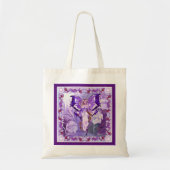 パープルサンフェアリーのトートバッグ トートバッグ (正面)