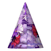 パープルサンフェアリーパーティー帽子 パーティーハット (裏面)