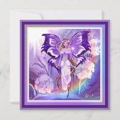 パープルサンフェアリー空白のカード シーズンカード (正面)