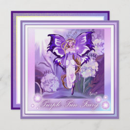 パープルサンフェアリー空白のカード シーズンカード