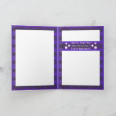 パープルサンフェアリー誕生日カード サンキューカード (内部)