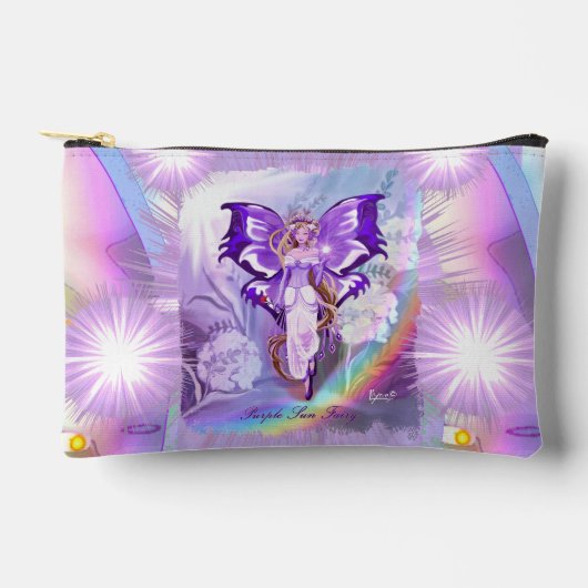 パープルサンフェアリー アクセサリーポーチ (正面)
