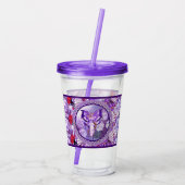 パープルサンフェアリー アクリルタンブラー (裏面)