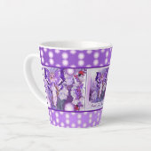 パープルサンフェアリー カフェラテマグ (左アングル)