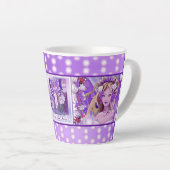 パープルサンフェアリー カフェラテマグ (右アングル)