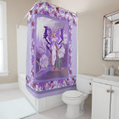 パープルサンフェアリー シャワーカーテン (インサイチュ)