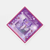 パープルサンフェアリー スタンダードランチョンナプキン (角)