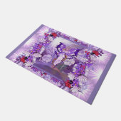 パープルサンフェアリー ドアマット (アングル)