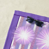 パープルサンフェアリー ビーチタオル (インサイチュ)