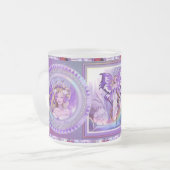 パープルサンフェアリー フロストグラスマグカップ (正面左)