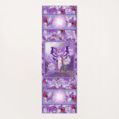 パープルサンフェアリー ヨガマット (裏面)