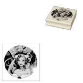 パープルサンフェアリー ラバースタンプ (押印)