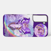 パープルサンフェアリー SAMSUNG GALAXYケース (裏面横)