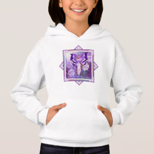 パープルサンフェアリーTシャツフード付きスウェットシャツ
