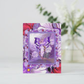 パープルサン妖精のポストカード ポストカード (スタンド正面)