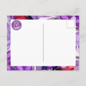パープルサン妖精のポストカード ポストカード (裏面)