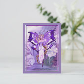 パープルサン妖精 ポストカード (スタンド正面)