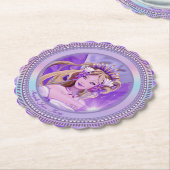 パープルサン フェアリー ペーパーコースター (アングル)
