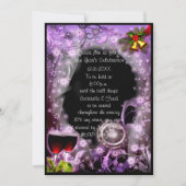 パープルザクロック12新年のパーティー 招待状 (正面)